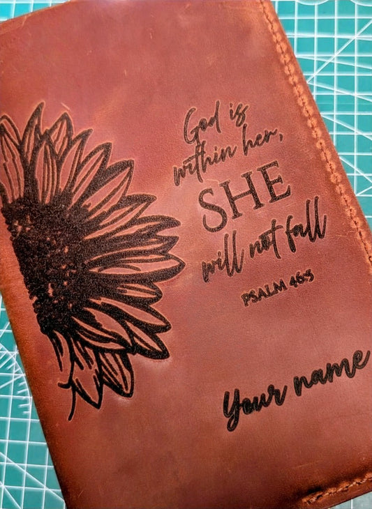 Hand-stiched Bible / book cover